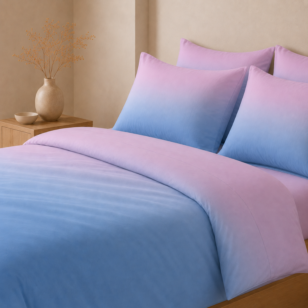 Digital Ombre Bedsheet (Lavender Sky) - Image 3