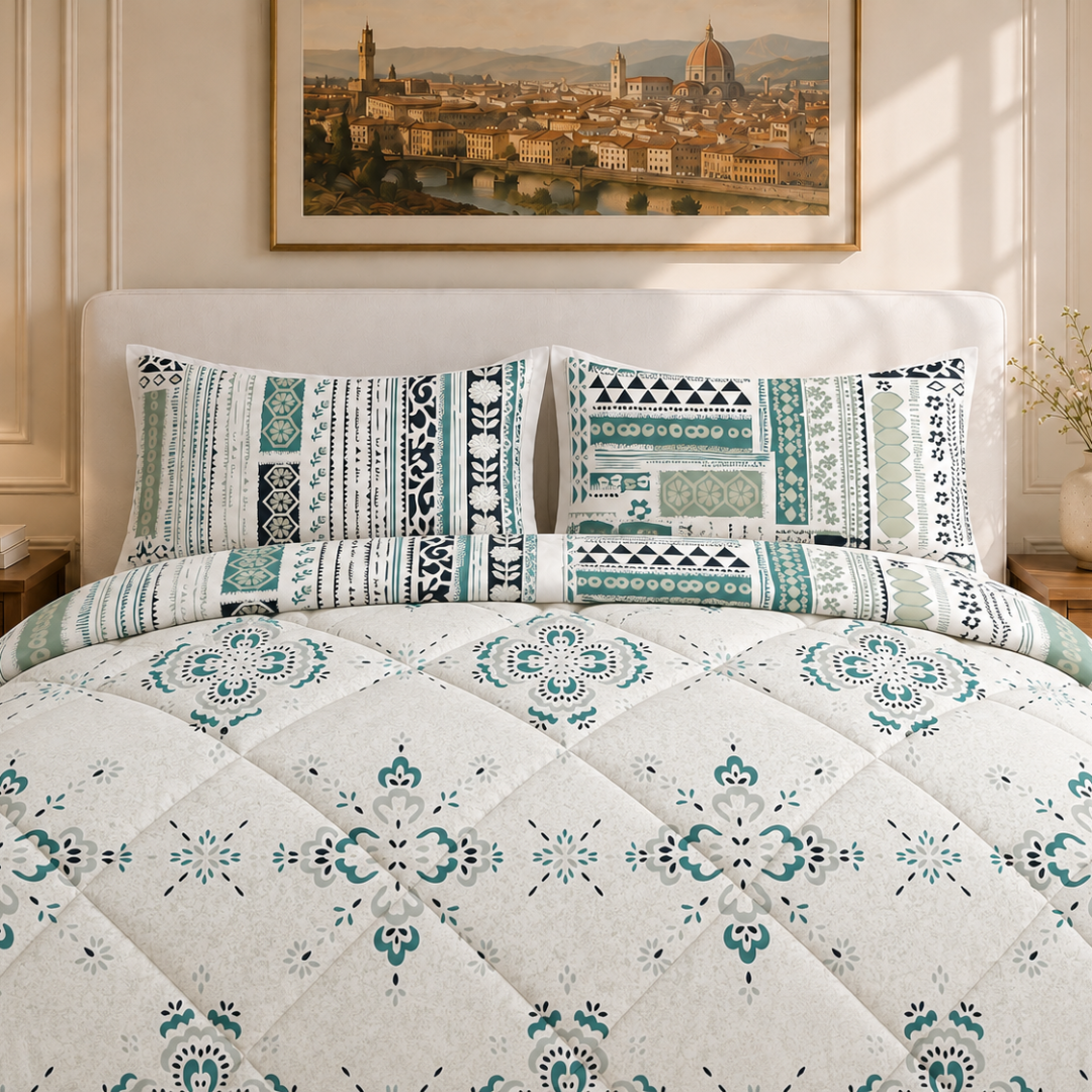 Florence comforter (Green) - Image 2