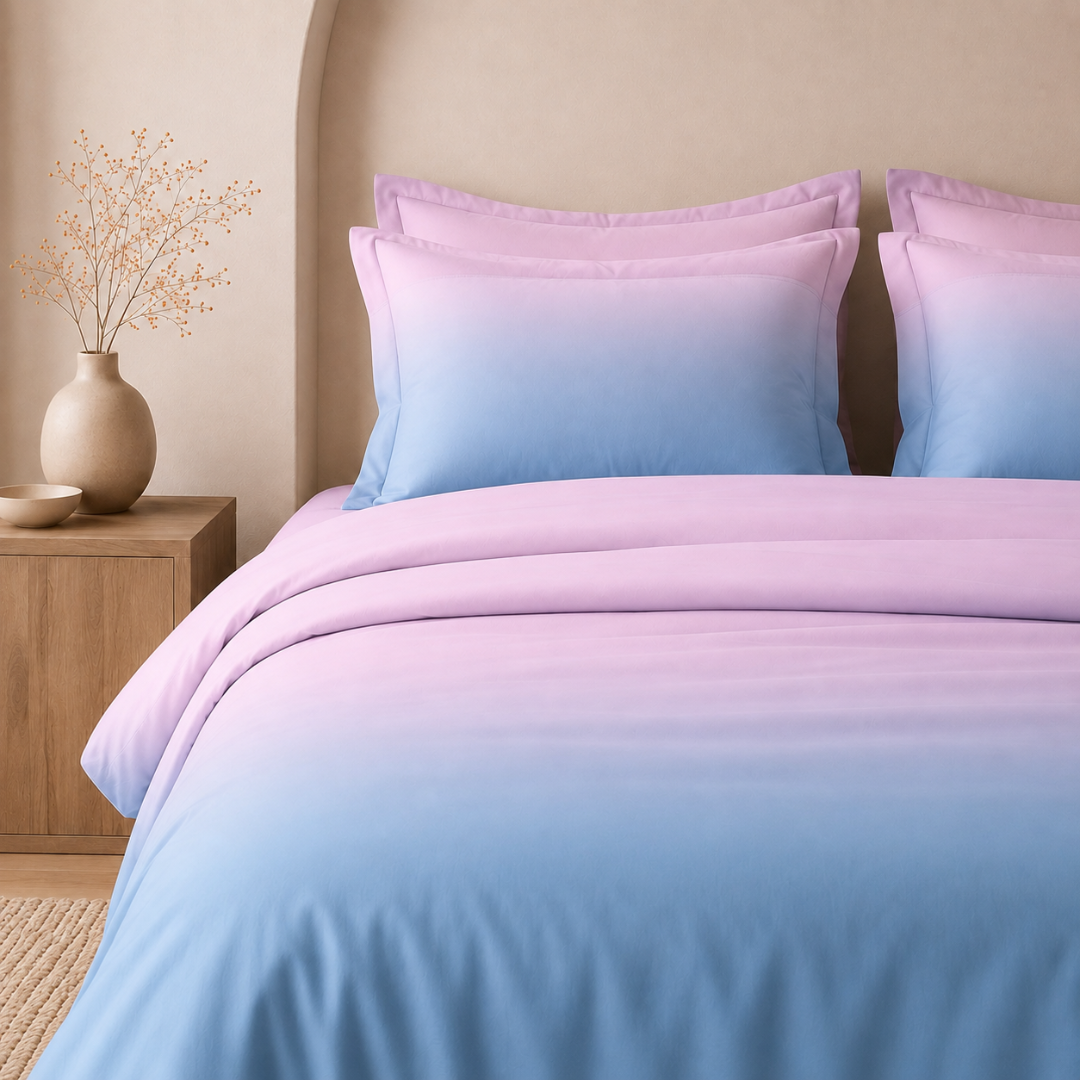 Digital Ombre Bedsheet (Lavender Sky) - Image 4