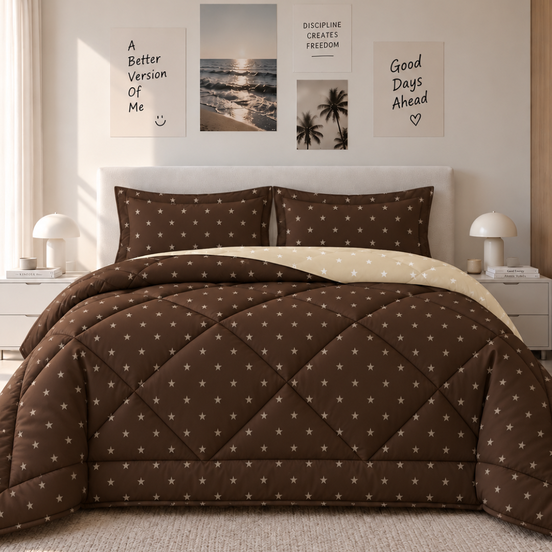 Stellar comforter (Yellow and brown) - Image 2