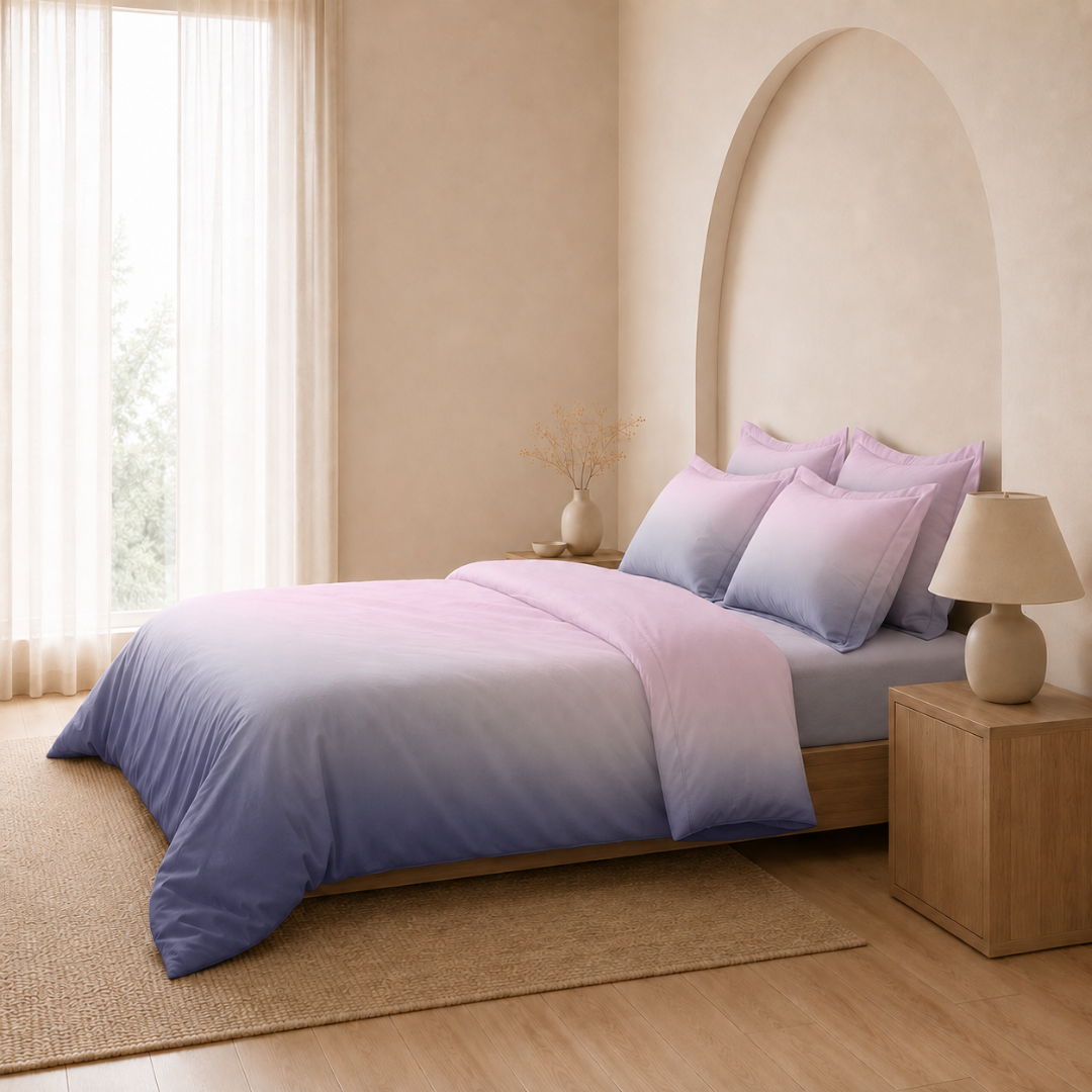 Digital Ombre Bedsheet (Lavender Frost) - Image 4