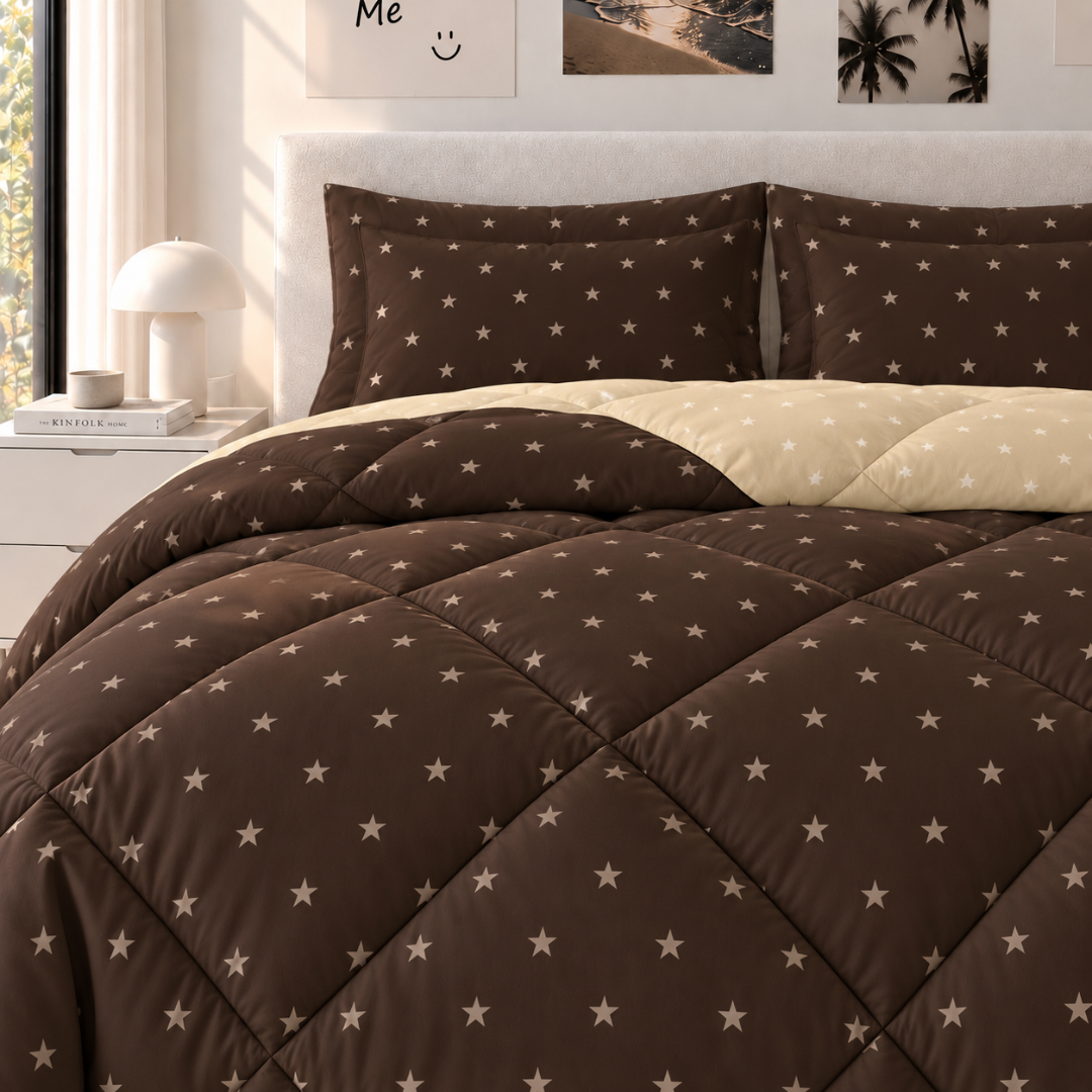 Stellar comforter (Yellow and brown) - Image 3
