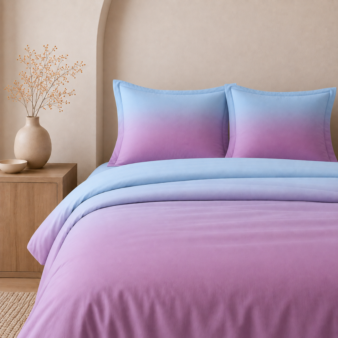Digital Ombre Bedsheet (Blush Twilight) - Image 2