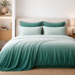 ombre cotton bedsheet, double bed bedsheet