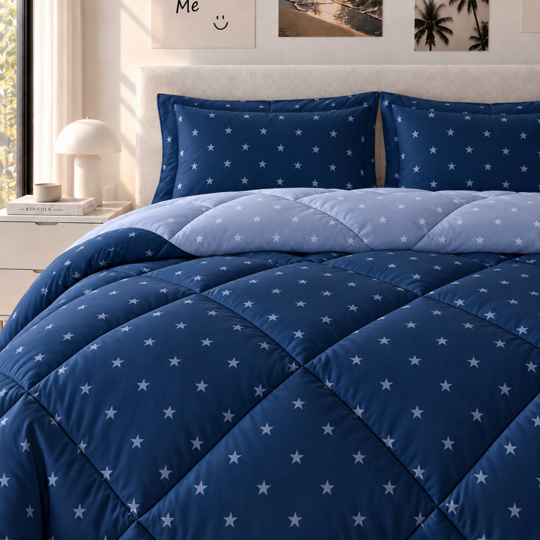 Stellar comforter (Powder blue and blue) - Image 2