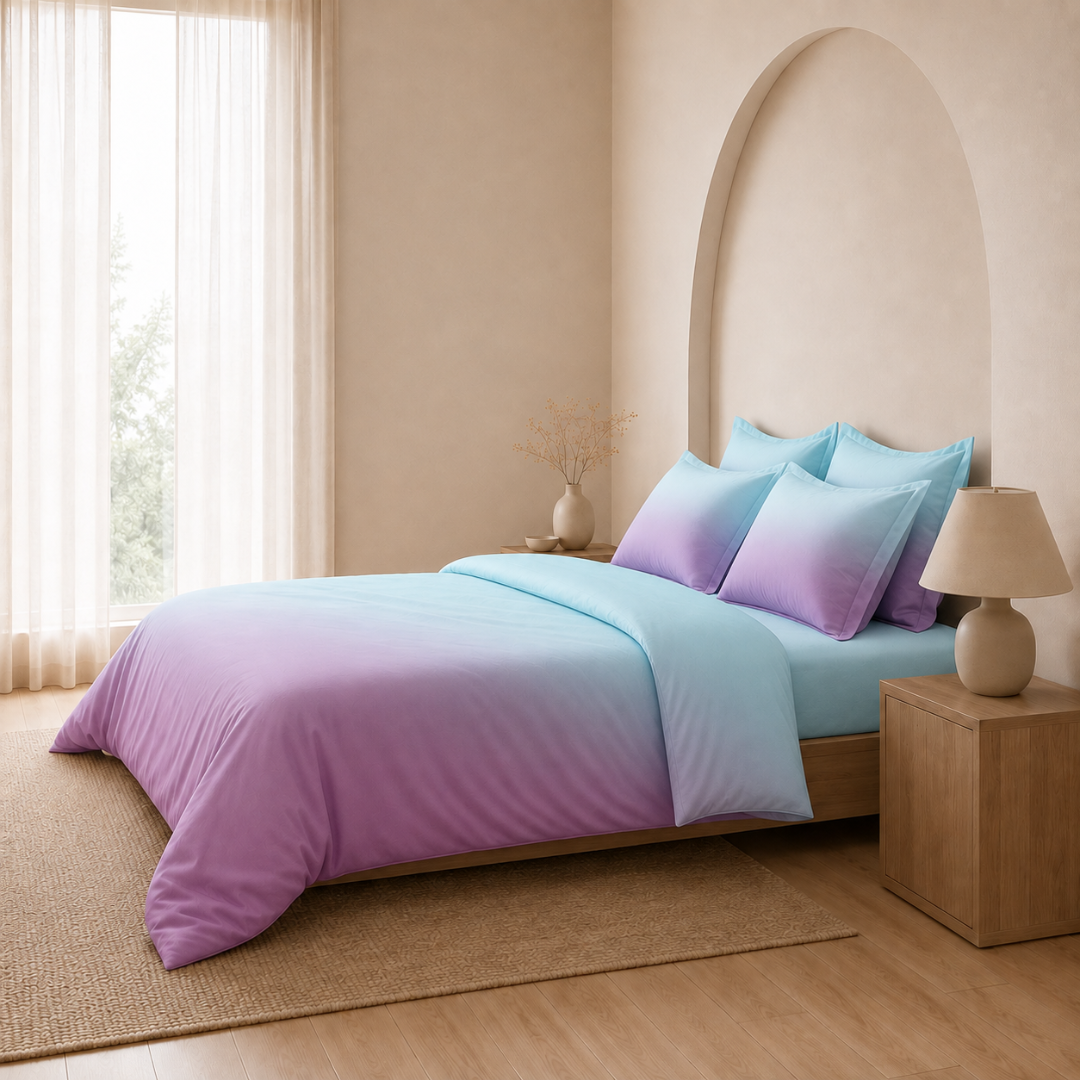 Digital Ombre Bedsheet (Blush Twilight) - Image 3
