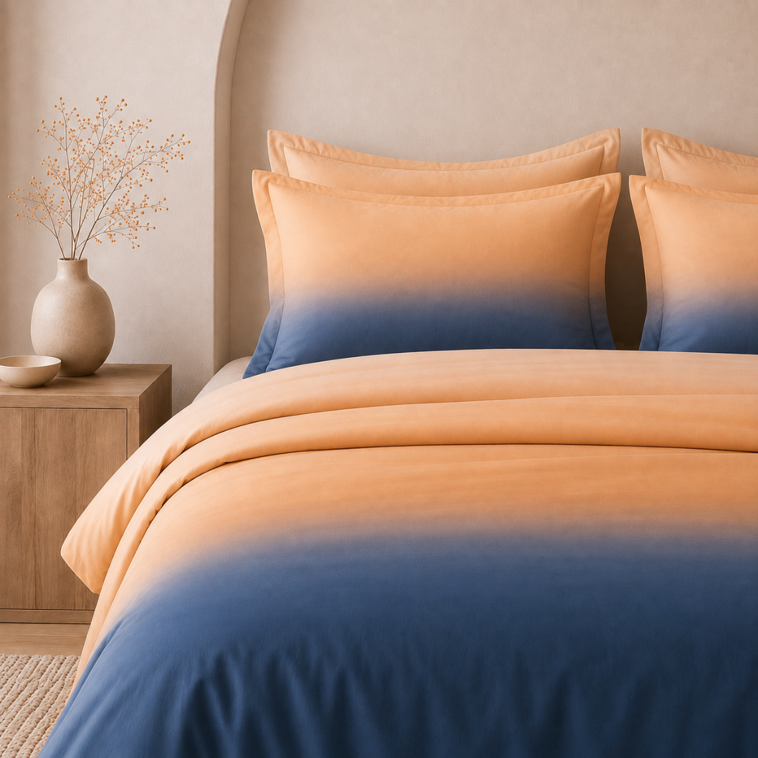 Digital Ombre Bedsheet (Peach Twilight) - Image 4