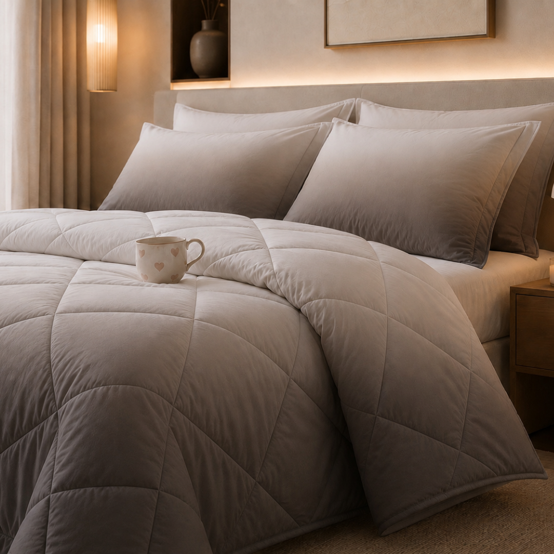 Ombre comforter (Light plum) - Image 2