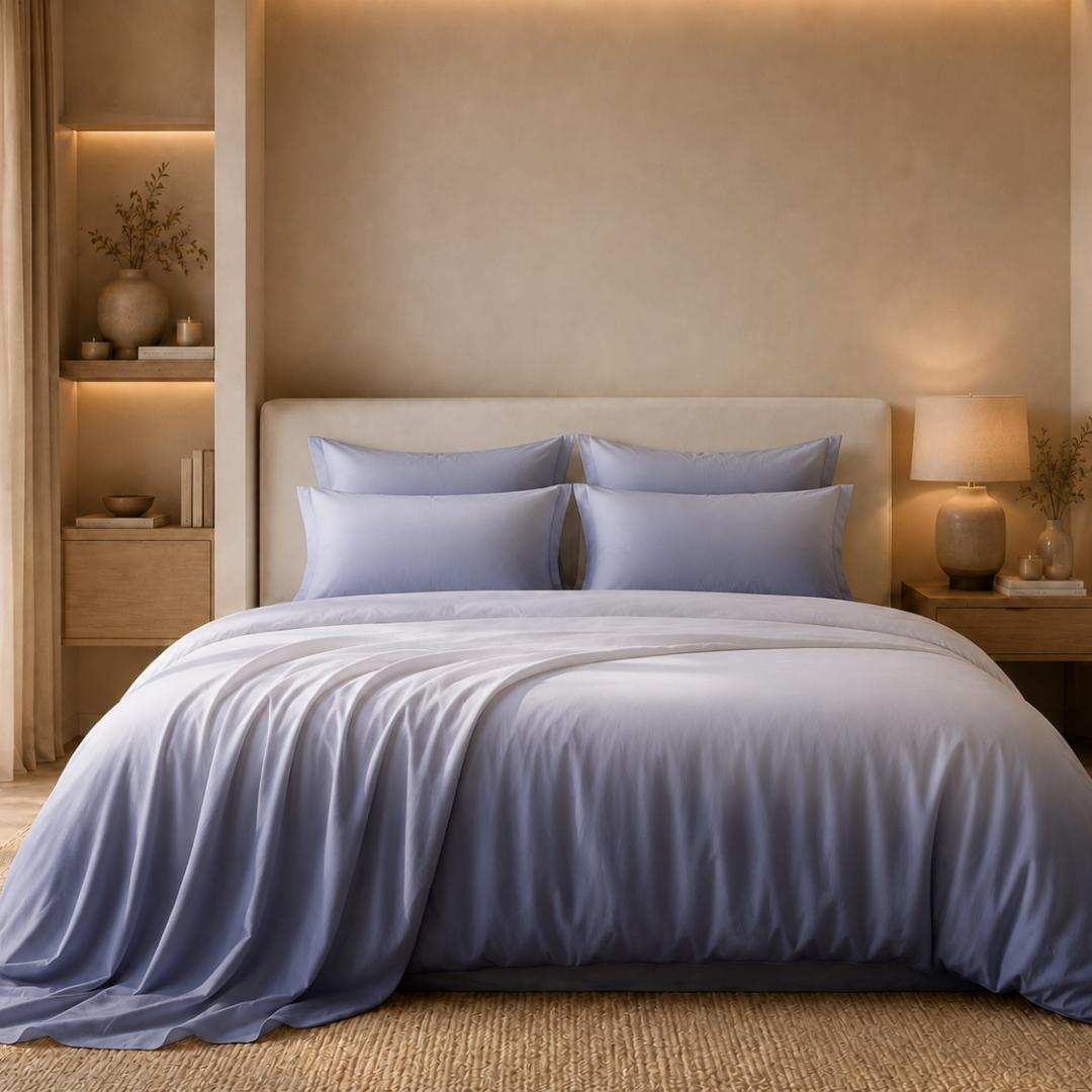 ombre cotton bedsheet, double bed bedsheet