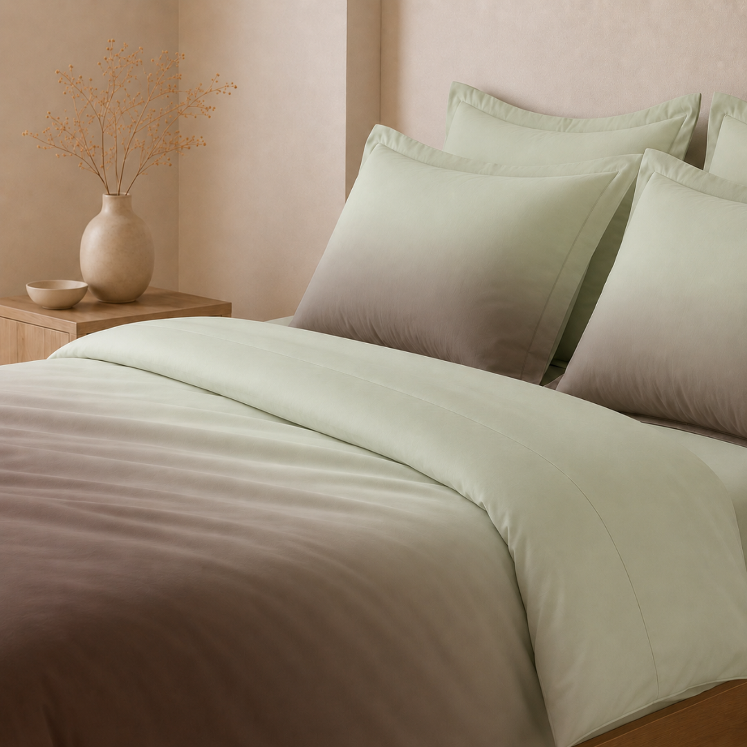 Digital Ombre Bedsheet (Mint brown) - Image 4