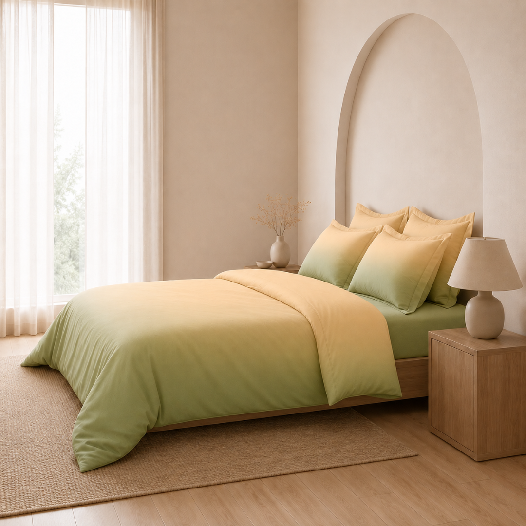Digital Ombre Bedsheet (Golden Meadow) - Image 2