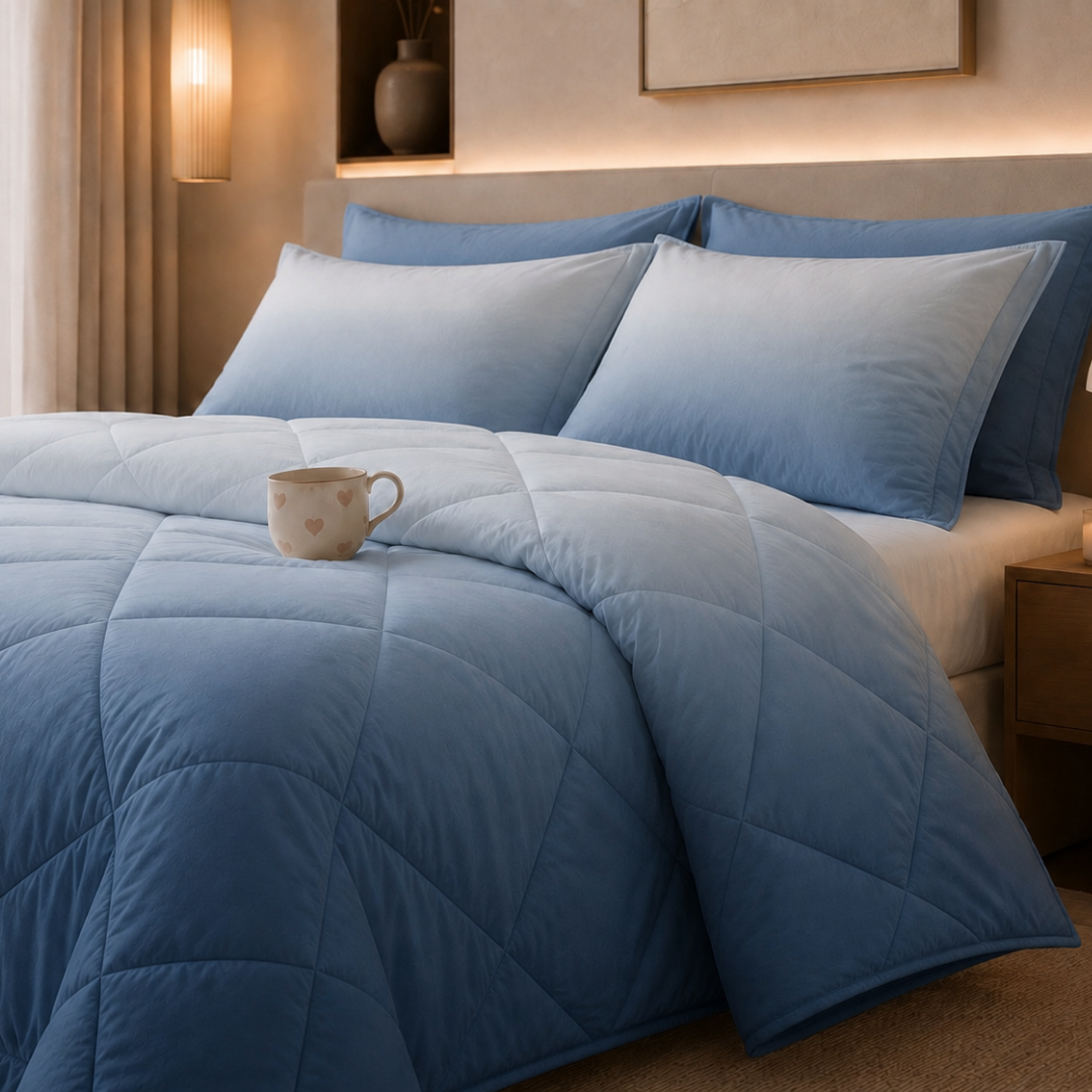 Ombre comforter (Blue) - Image 2