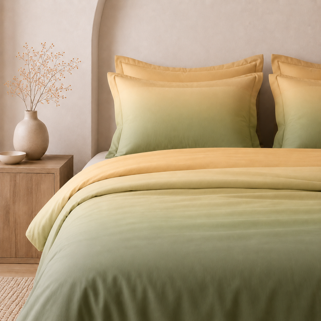 Digital Ombre Bedsheet (Golden Meadow) - Image 4