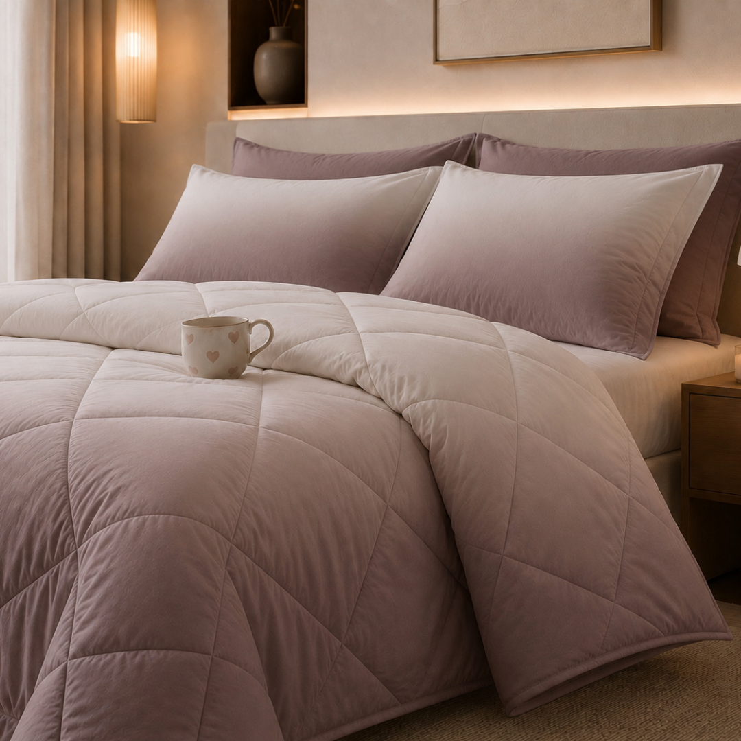 Ombre comforter (Light coffee) - Image 4