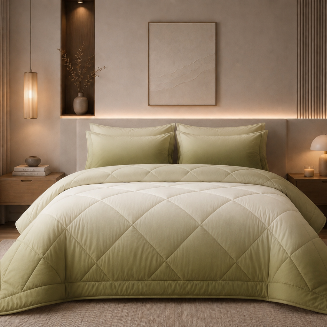 Ombre comforter (Beige)