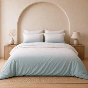 Digital Ombre Bedsheet (Ocean Mist)