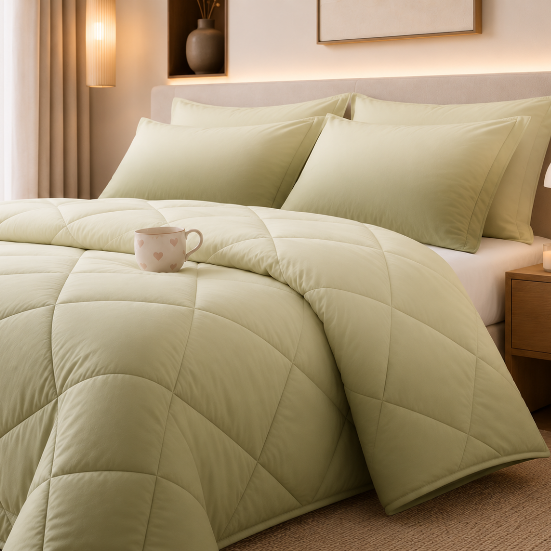 Ombre comforter (Beige) - Image 4