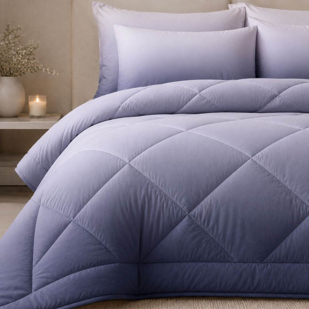 Ombre comforter (Dark blue) - Image 2
