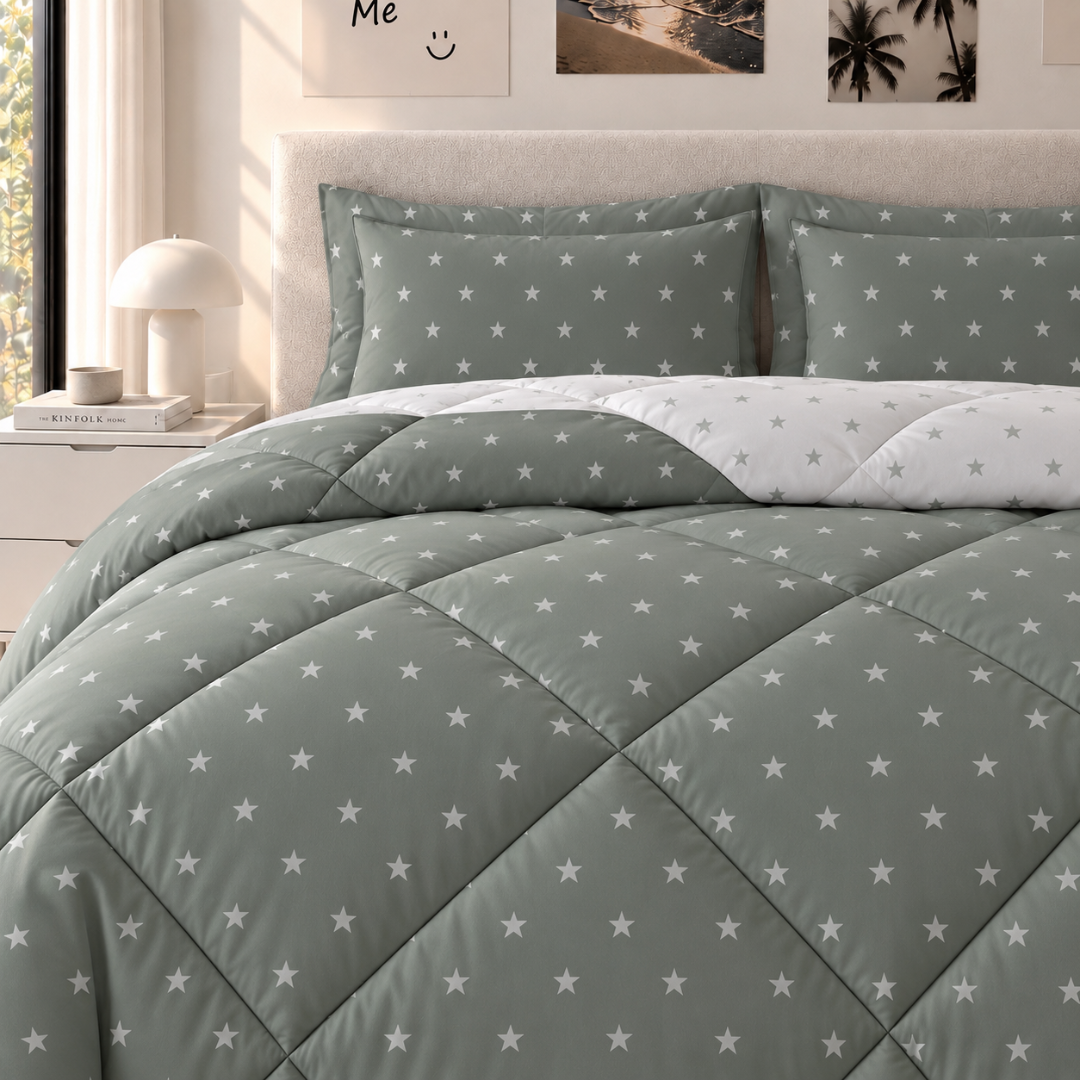 Stellar comforter (Grey and dark grey) - Image 4