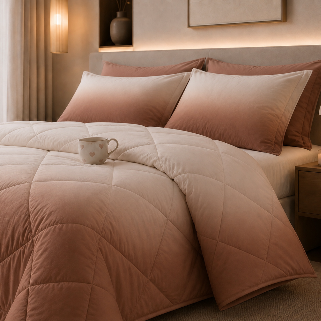 Ombre comforter (Coffee) - Image 4