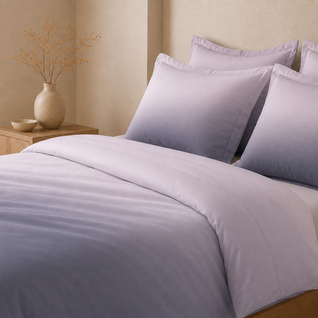 Digital Ombre bedsheet ( Lavender dusk ) - Image 3