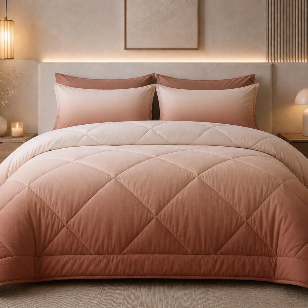 Ombre comforter (Coffee) - Image 3