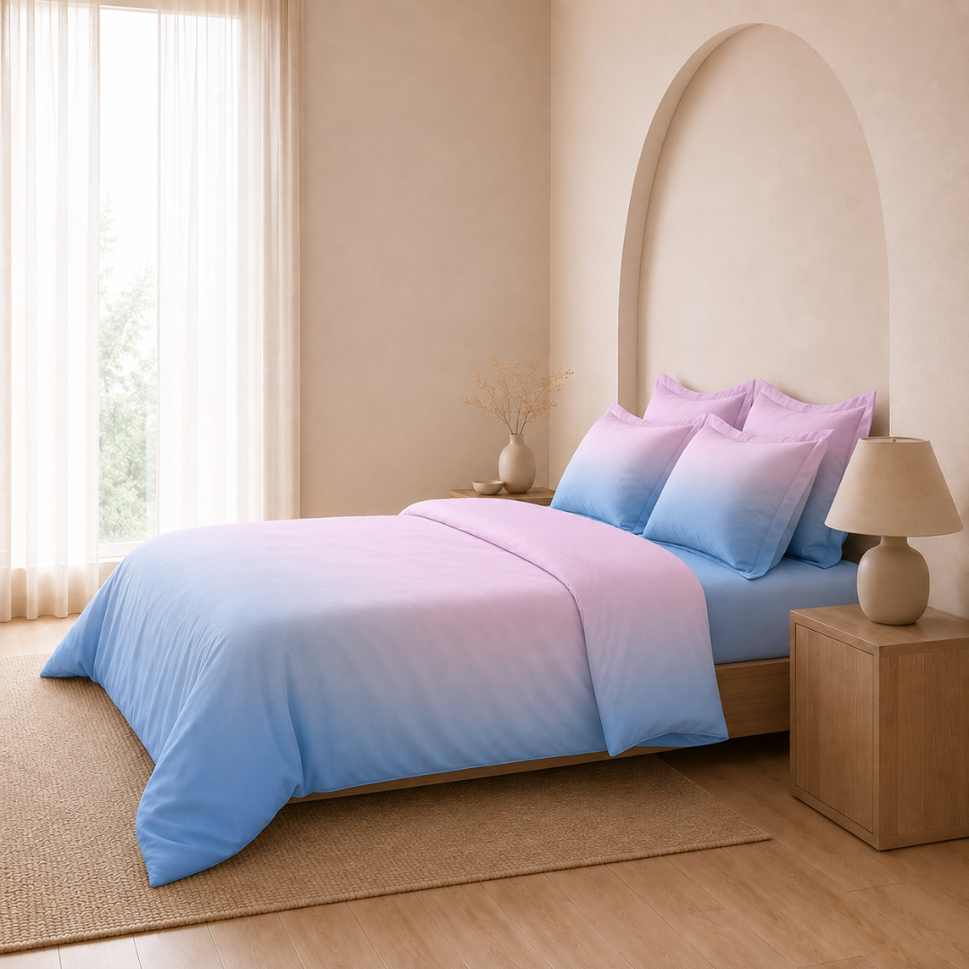 Digital Ombre Bedsheet (Lavender Sky) - Image 2