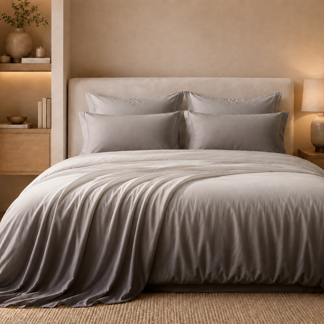 Ombre bedsheet ( Grey )