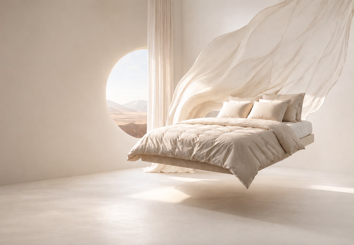 Warm bedroom lighting for a relaxing winter reset